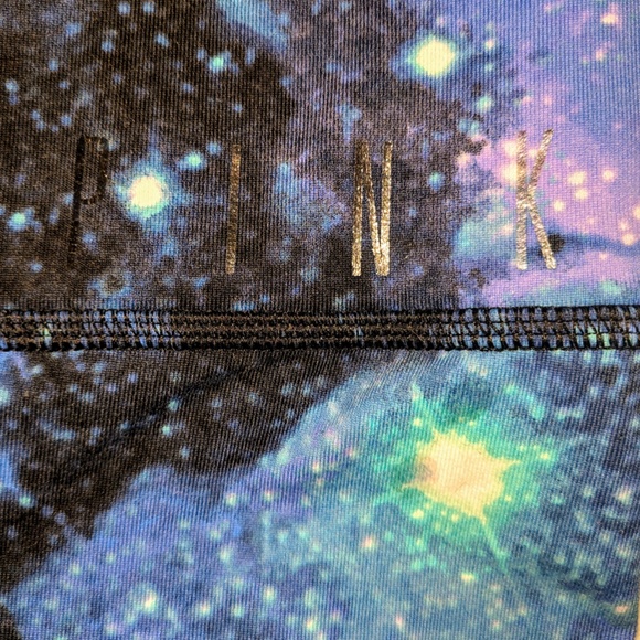 Victoria's Secret PINK Galaxy Stars Leggings Yoga Pants Small Rare Size Small - Picture 4 of 5